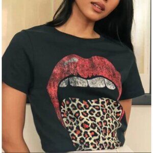 NWT Prince Peter Leopard Tongue Graphic Tee Size S